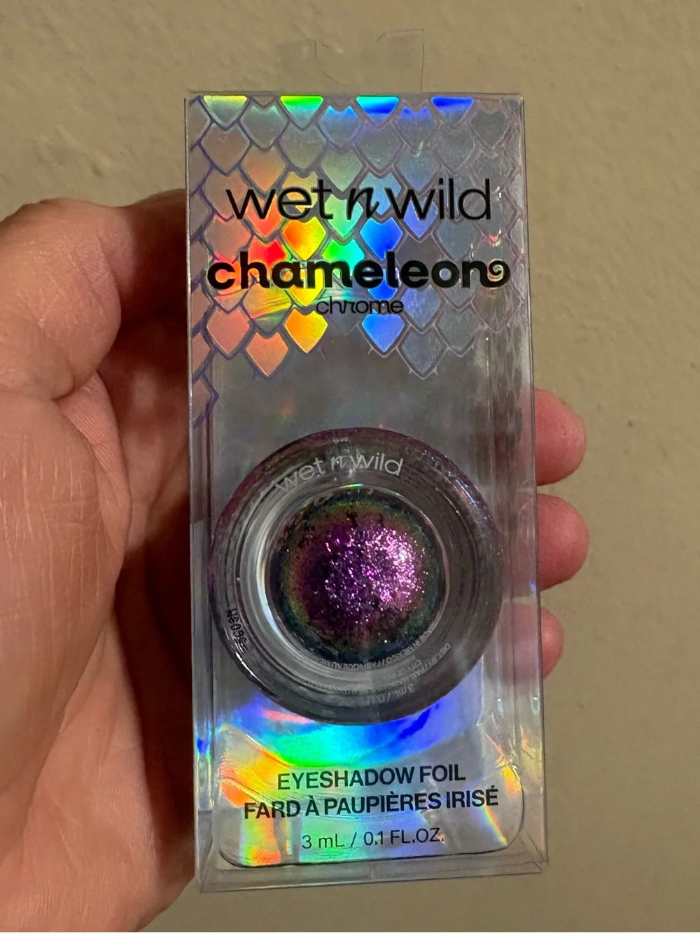 wet n wild Chameleon Chrome Eyeshadow Foil Multichrome Purple New Factory Sealed